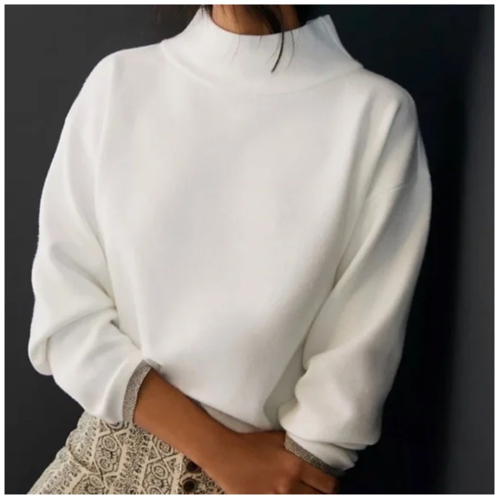 Maeve by Anthropologie The Carys Mock Neck Sweater